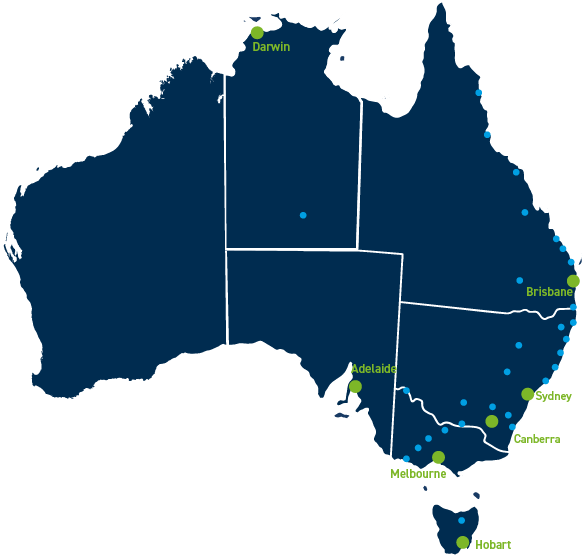 Australia map